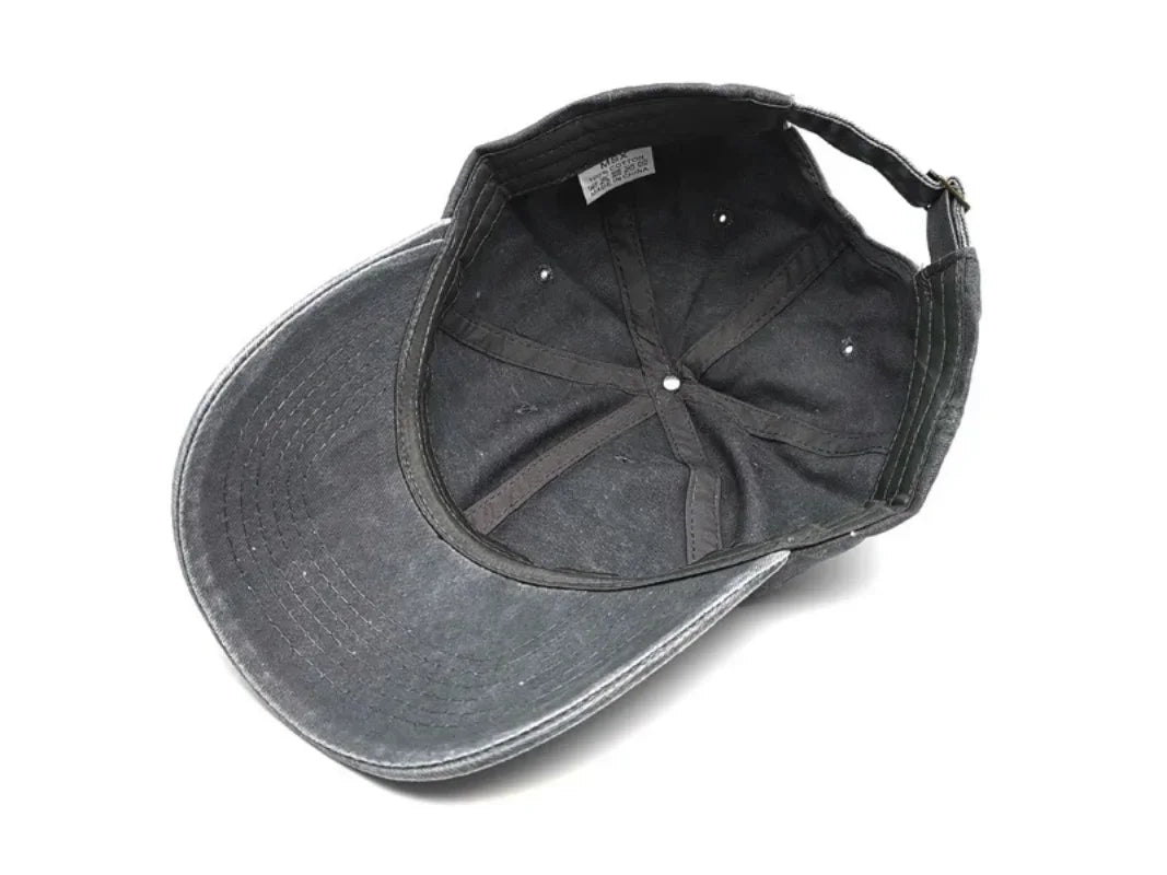 Custom DIY Logo Dad Hat Vintage Cotton Baseball Cap Unisex Sports Cap Adult Washable Cowboy Trucker Cap