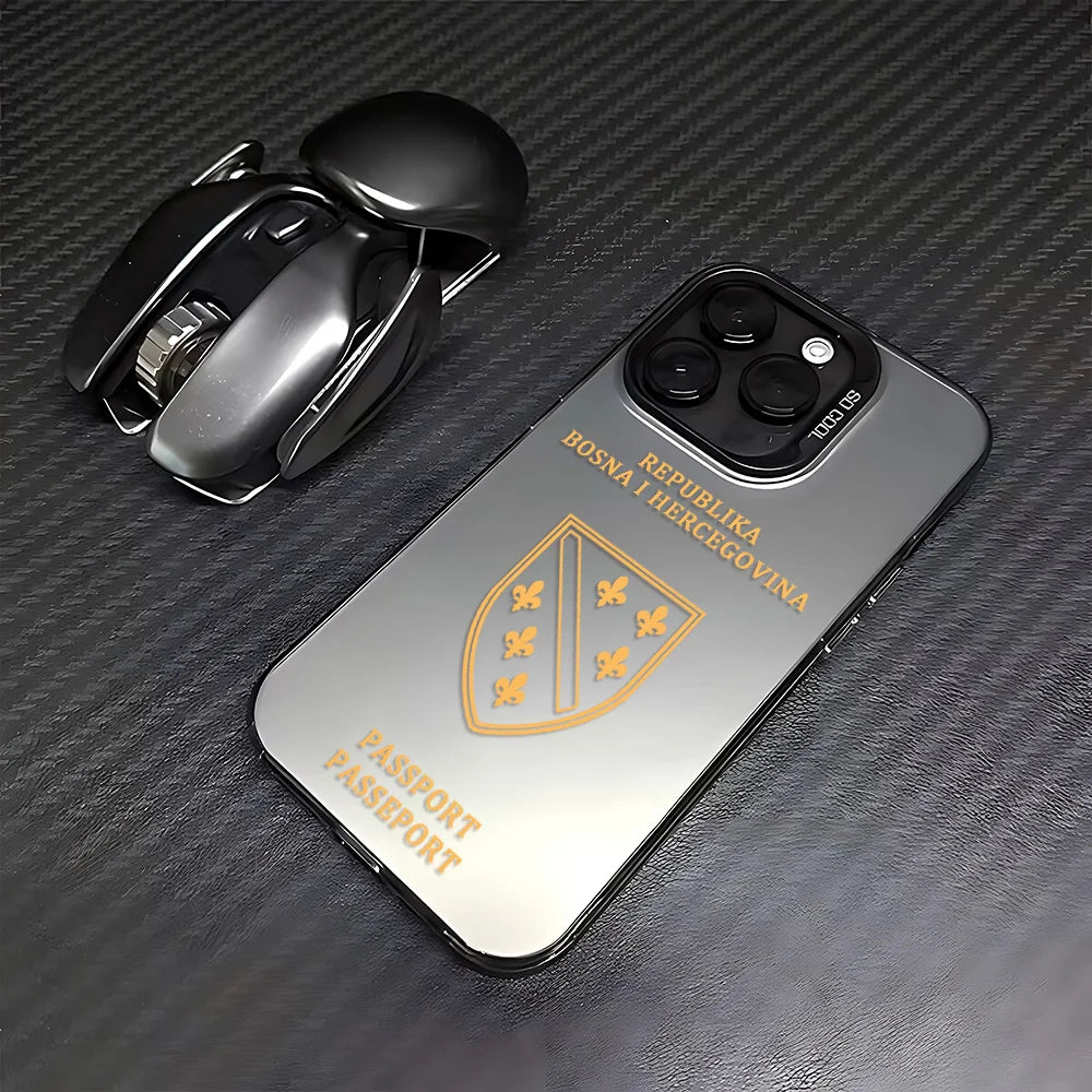 Bosnia and Herzegovina Passport Phone Case For iPhone 17 16e 16 15 14 13 12 11 mini Pro Max X XR 8 7 Air Plus Anti  Matte  Cover