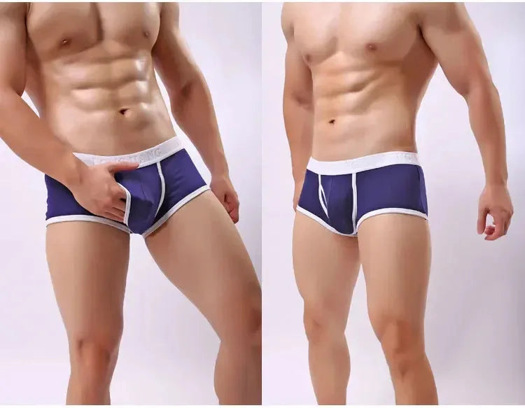 Mens Boxers Cotton Underwear Hot Male Underwear Breathable Underpants Men Sports Panties Shorts Comfortable Boxer