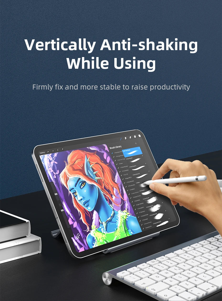 CABLETIME Vertical Laptop Stand Desktop Gravity Holder Notebook Support For MacBook Pro Air Surface HP Dell iPad Tablet Stand