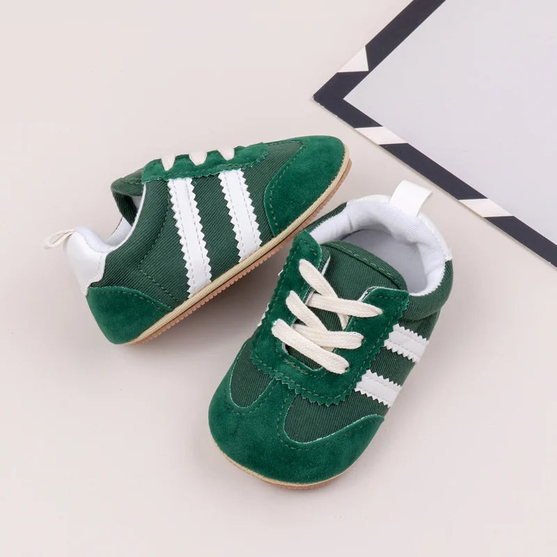 Sapatilhas Desportivas Casuais de Bebé em Alta, Primavera e Outono, Rapazes e Raparigas, Sola em PVC de Alta Qualidade, Sapatos de Pré-caminhada Antiderrapantes BLS4034