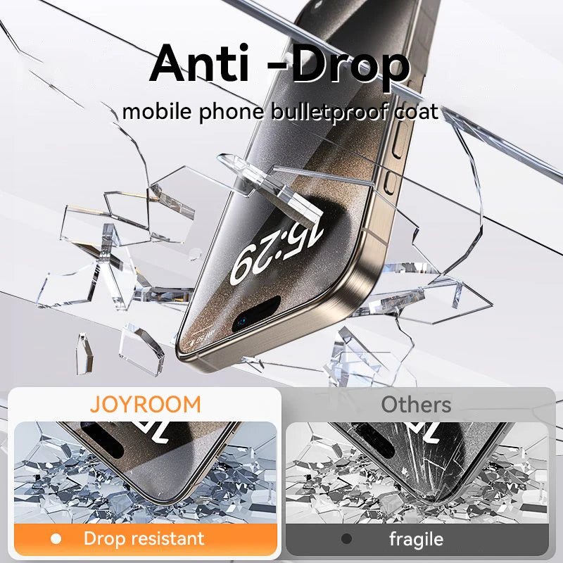 Joyroom 3/2/1PCS Vidro HD Para iPhone 18 17 16 15 Pro Max Protetor de Ecrã Proteção de Vidro de Ecrã Inteiro Para iPhone 18 17 16 15Pro