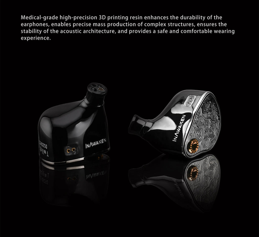 Pre-order INAWAKEN Twilight-DS 4DD+8BA In-Ear Monitors Hifi Earphone with Titanium Alloy +Steel Build & OCC+Alloy Copper Cable