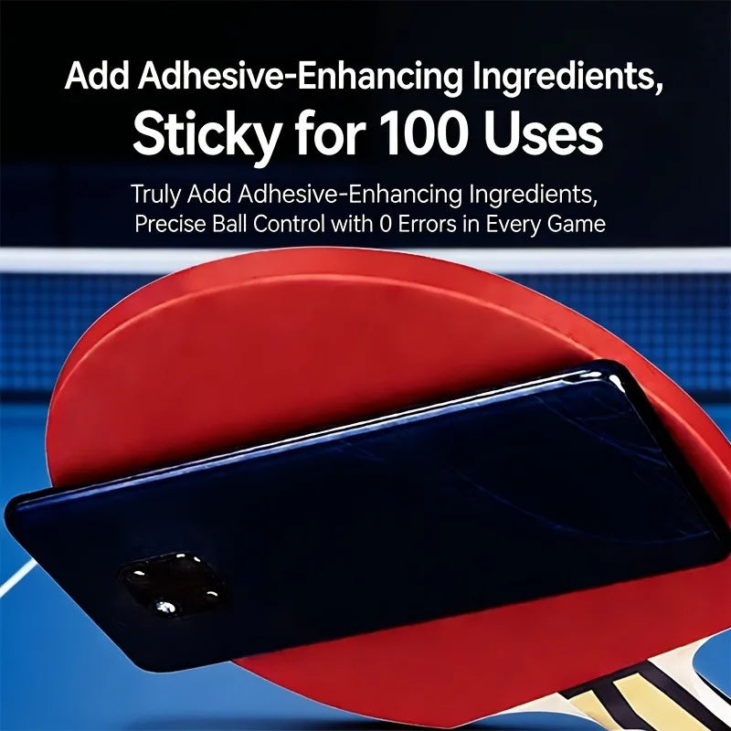 Table Tennis Racket Rubber Care Solution | Boost Adhesion | Restore Grip Anti-Static Long-Lasting