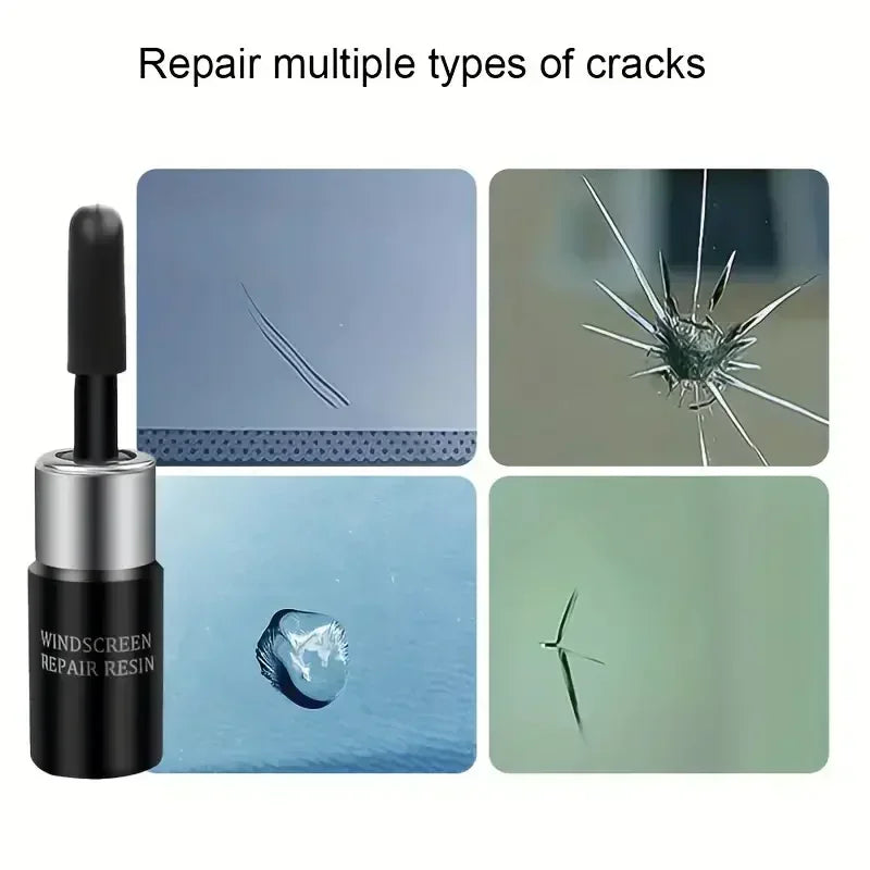 Car Glass Scratch Repair Fluid Agent Set Windscreen Window Glass Nano Scratch Crack CrackResin Repair Agent Tools