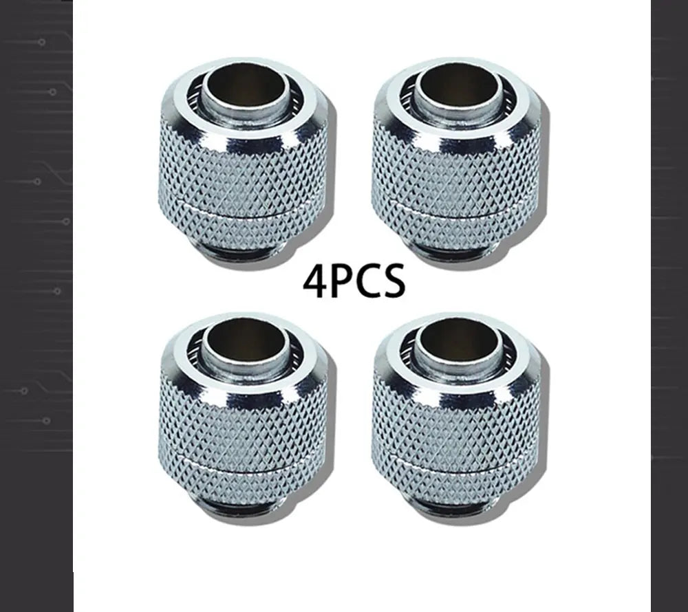 Soft Tube Fitting OD 10x13mm/10x16mm Used For 3/8'' Flexible Hose Computer Water Cooling System DIY
