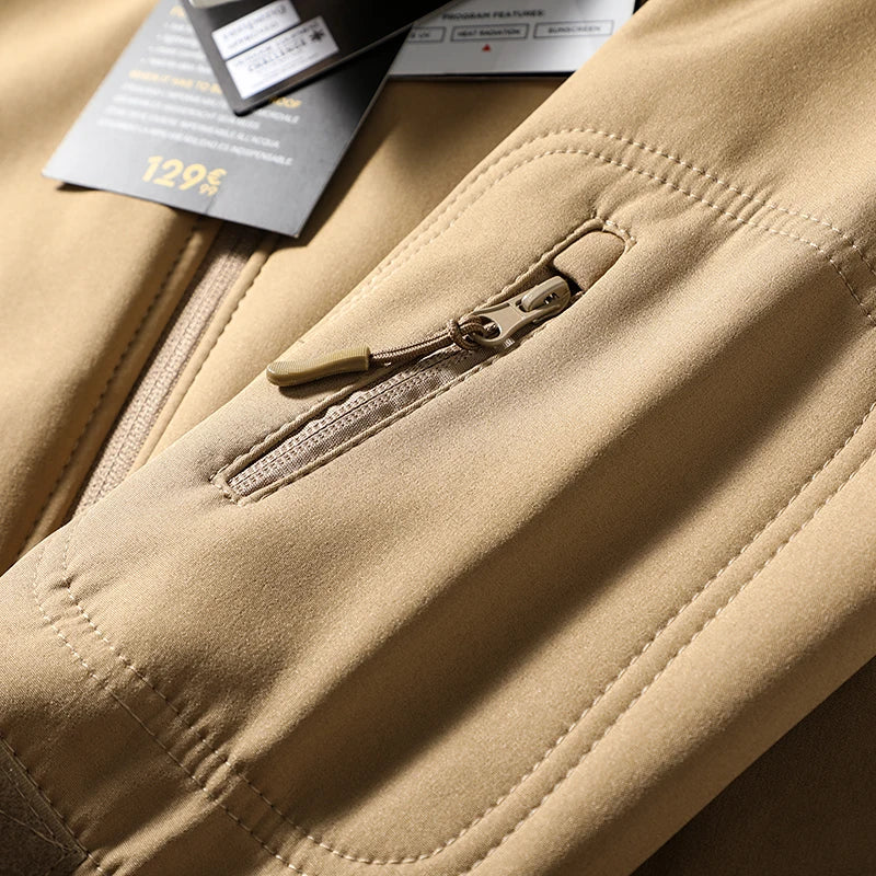 ARC New Storm Jacket Outdoor Sports Camping Mountaineering Fashion Men Plus Cashmere Windproof Waterproof Function Storm Jacket
