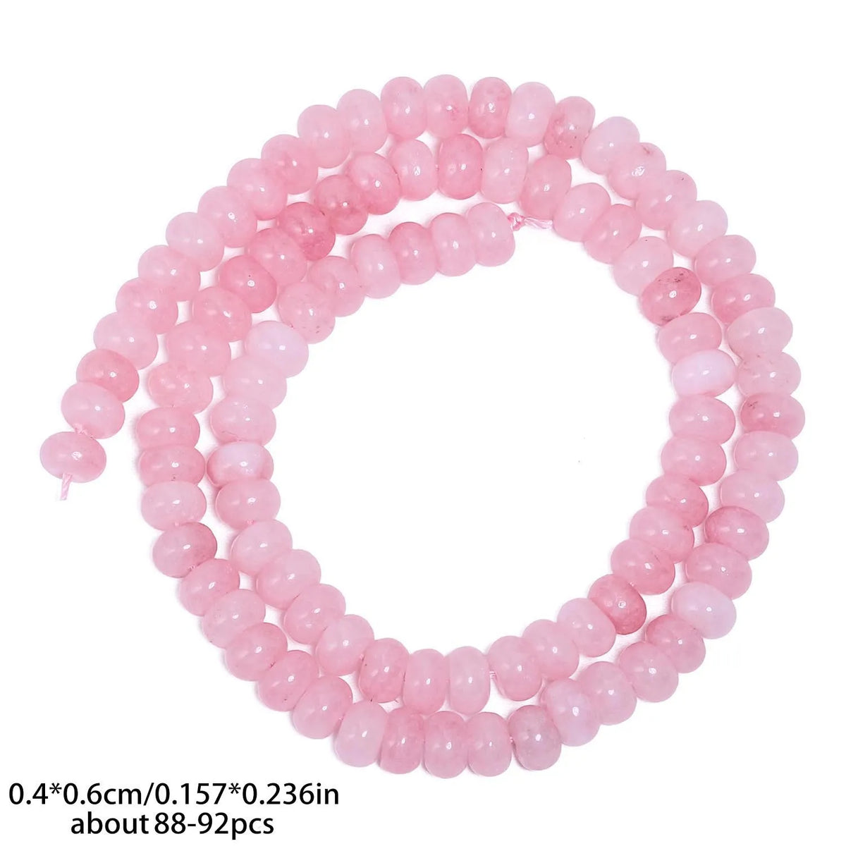 4x6mm Abacus Shape Jade Stone Beads Multicolor Mixed Spacer Beads for Jewelry Making Handmade DIY Bracelet Necklace Pendant