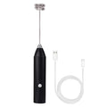 Wireless Milk Frother for Coffee, Electric Handheld Mixer with Cappuccino Maker, Mini Egg Beater for Cooking and Milk Foam