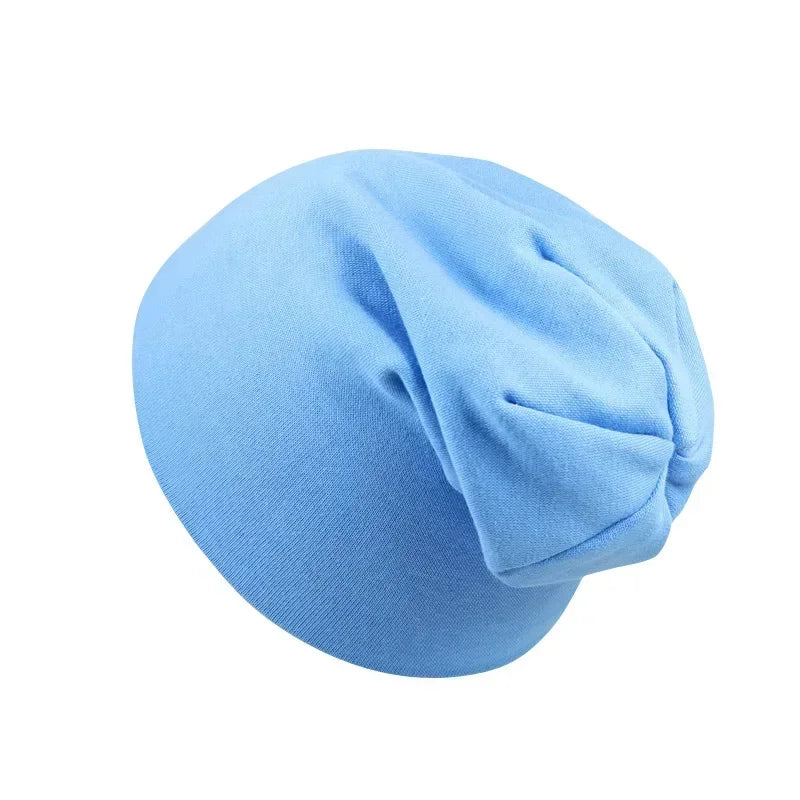 Kids Knitted Beanie Hat  0M-4Y Solid Color Warm Windproof  Spring Autumn Hip Hop Accessories for Boys Girls Outdoor