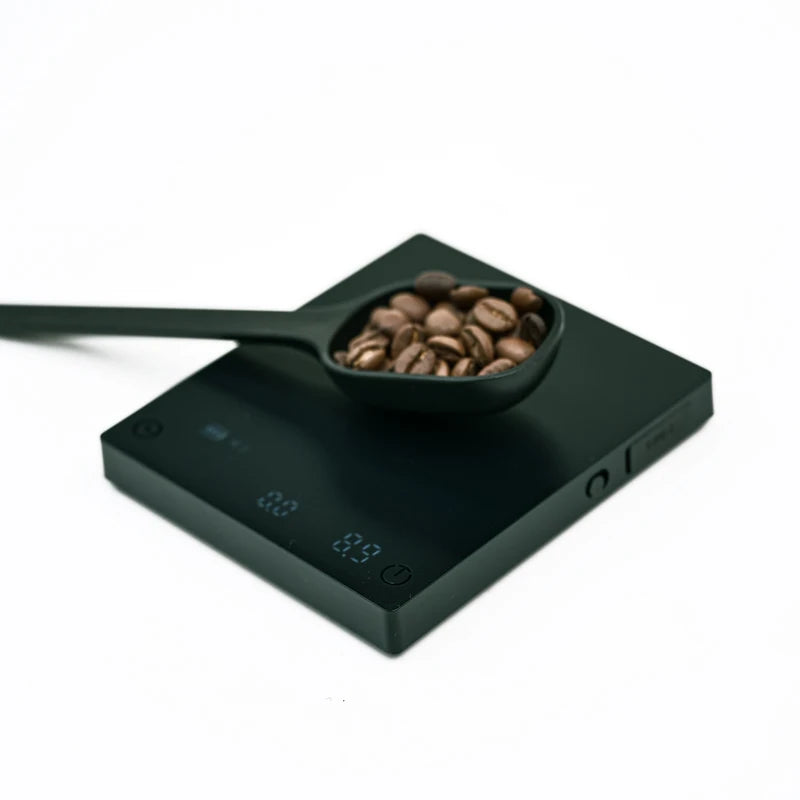 TIMEMORE Scale Black Mirror Mini Pour over Espresso Scale With Brewing Flow Rate and Heat Insulation Pad Electronic Coffee Scale