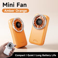 Mini Handheld Turbo Fan 100 Speed Portable USB Rechargeable with LED Digital Display 80000RPM Pocket Fan for Outdoor Travel
