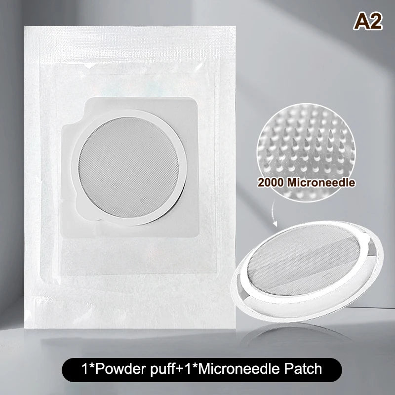 Microneedle Patches With Puff Anti-Wrinkle Mask Fine Lines Remove 0.25mm Needle Lengt 2000 Microneedle Skin Care