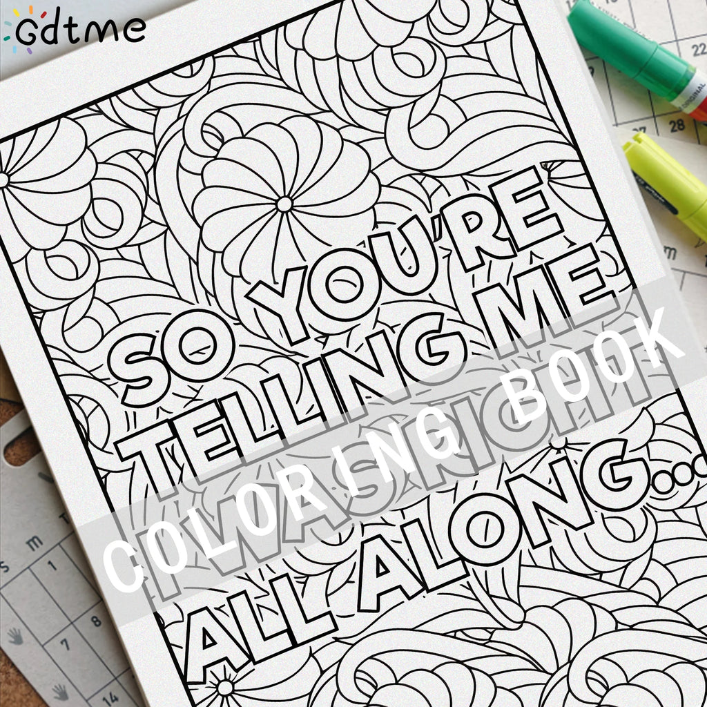 THINGS JWANT TO SAY AT WORK BUT CAN'T Coloring Book Adult Relieve Stress Bold-easy DIY  Art Self-Painting Drawing Books