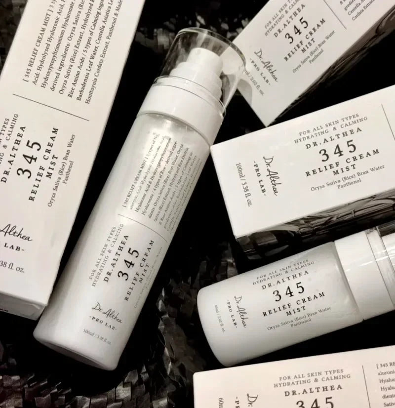 Dr.Althea 345 Relief Cream 60ML 100ML Antioxidant Shrink Pores Lightweight Lasting Serum Hydrating Smoothing Essence Mist 147