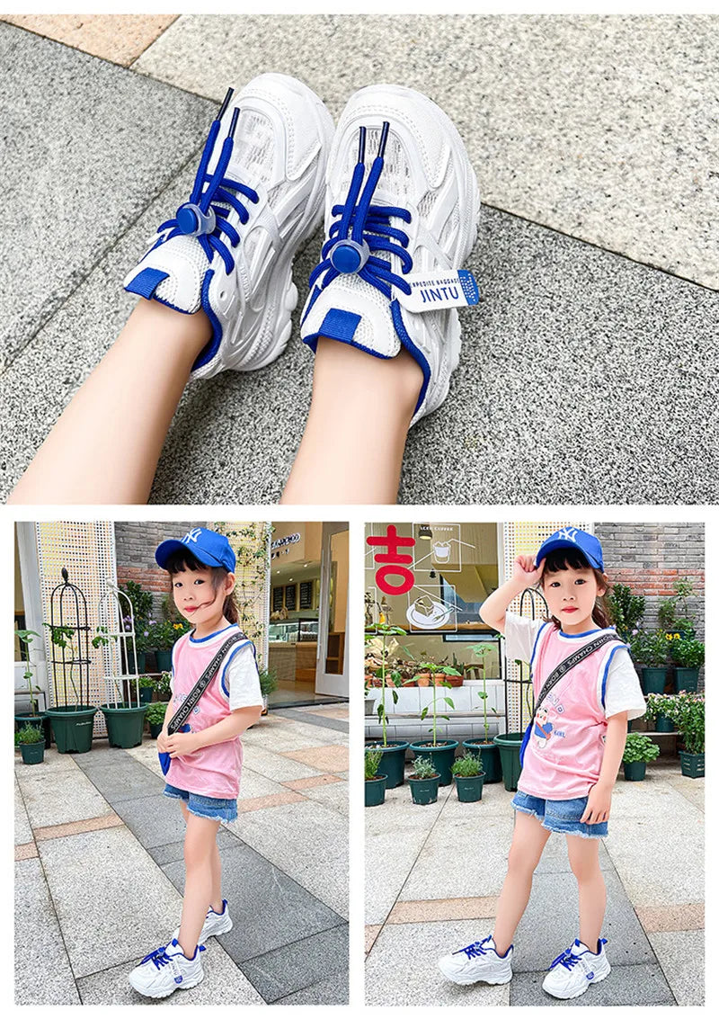 Size 26-36 Fashion Shoes Children Sneakers Sport Girls Shoes Child Rubber Leisure Trainers Kids Sneakers 2020 Brand Autumn Shoes