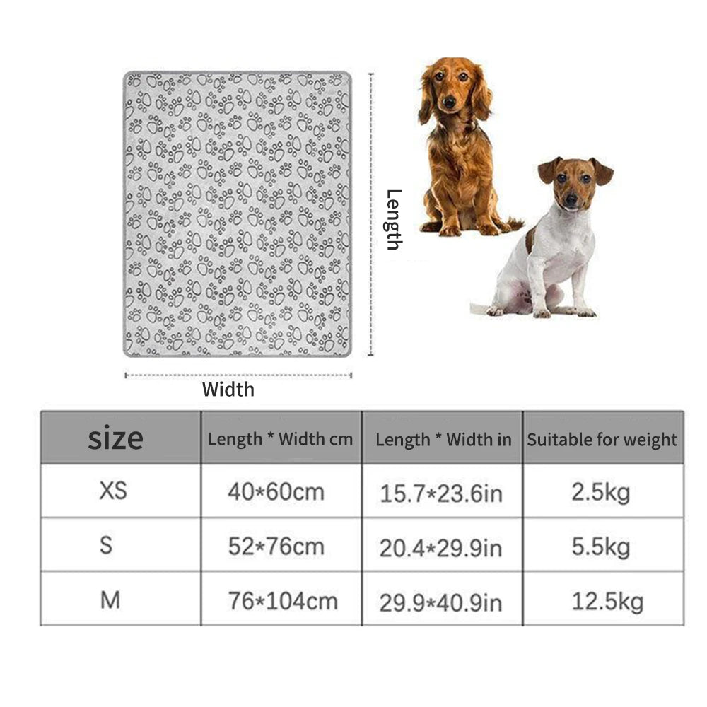 Winter Soft Dog Blanket Washable, Cat Blanket for Indoor Cats Mat Large Medium Small Dog Gifts Puppy Essentials (Grey) Bed
