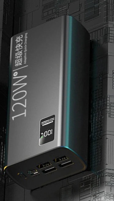 60000mAh 120W Super Fast Charging Power Bank with Large Capacity Typec Digital Display and Durable Mobile  Power  Bank