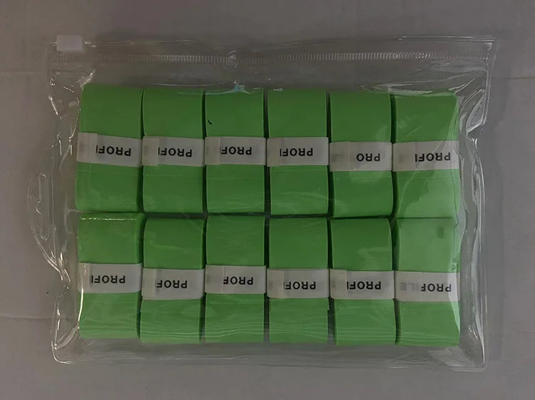 12pcs New Style Laminated Sticky Tennis Badminton Racket Overgrip Fishing Rod Wrapping Tape Quick-drying Breathable