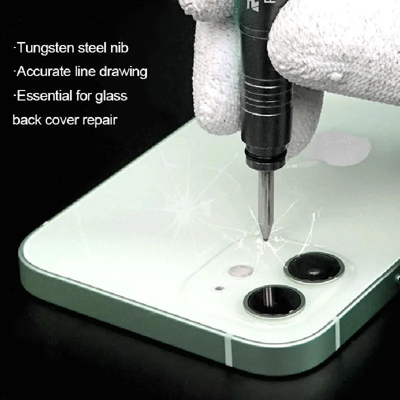 RELIFE RL-066 Glass Breaking Pen For iPhone For Huawei Cell Phone Rear Housing Battery Glass Cover Breaker Blasting Tools