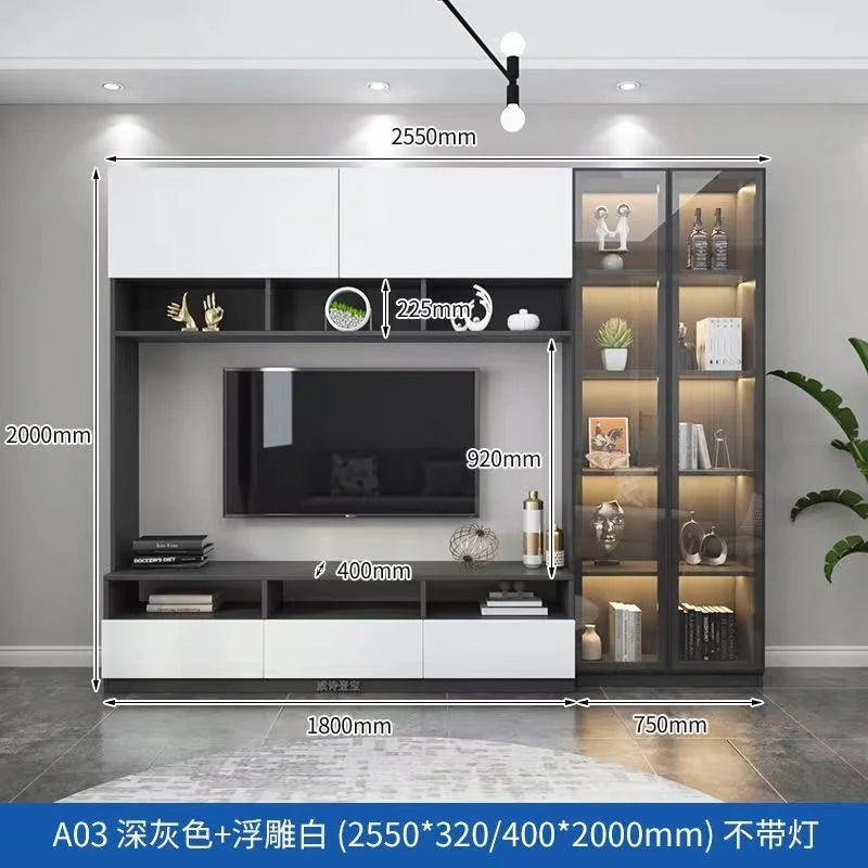 TV table cabinet TV cabinet simple and modern integration