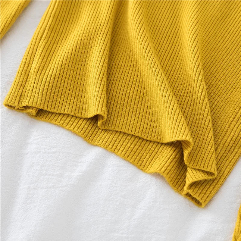 2026 Autumn Winter Button V Neck Sweater Women Basic Slim Pullover Women Sweaters And Pullovers Knit Jumper Soft Warm Tops