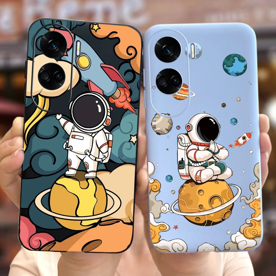 For Honor 90 Lite Case CRT-NX1 Cute Cartoon Cover Shockproof Soft Silicone Phone Case For Honor 90 Pro Honor90 Lite Fundas Coque