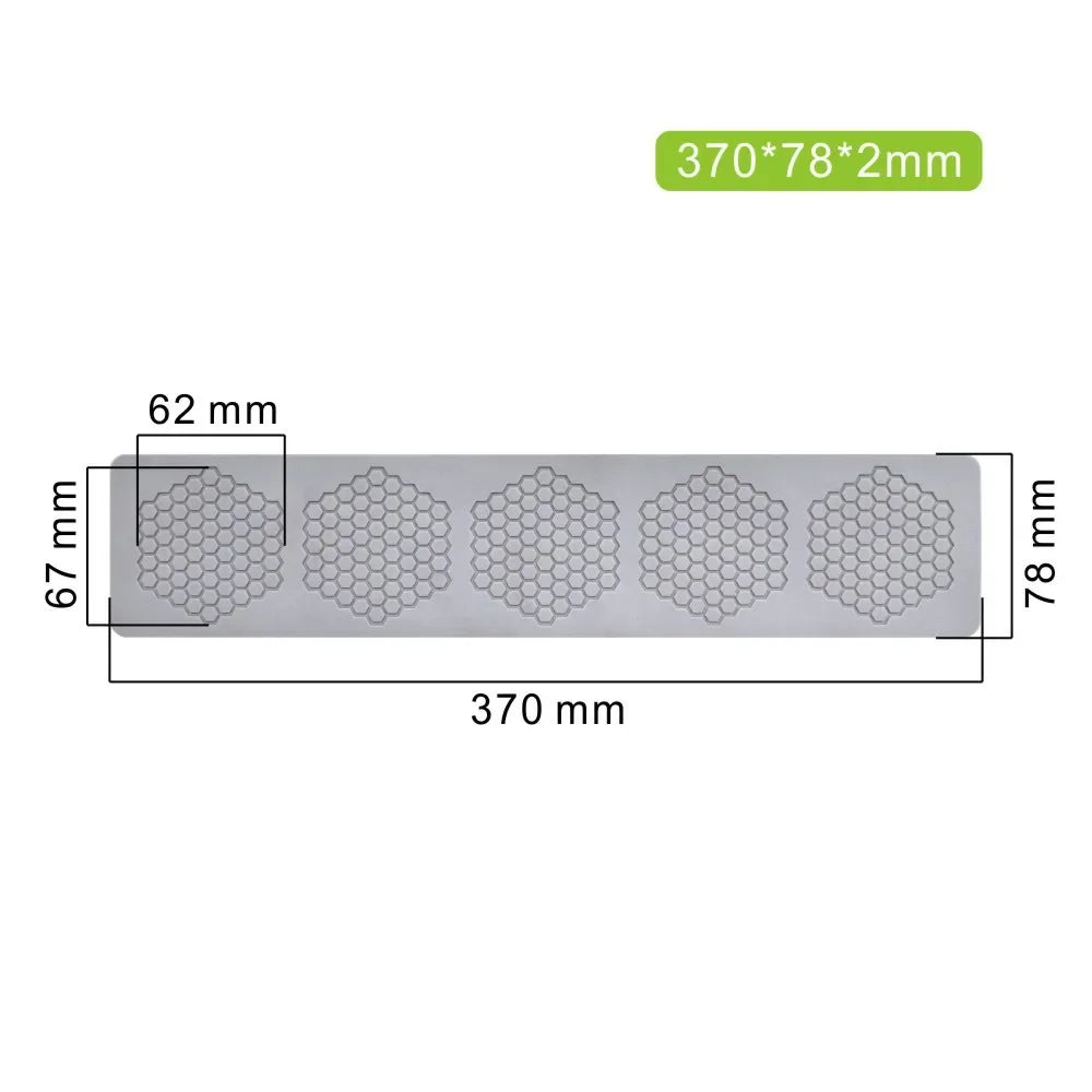 Honeycomb Mousse Cake Mold DIY Chocolate French Dessert Decoration Baking Silicone Mold Kitchen Baking Tool