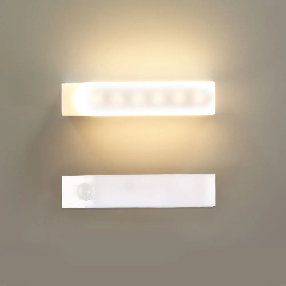 1 LED Motion Sensor Cabinet Light Wireless Magnetic USB Rechargeable under Cabinet & Closet Lighting Night Light for Kitchen