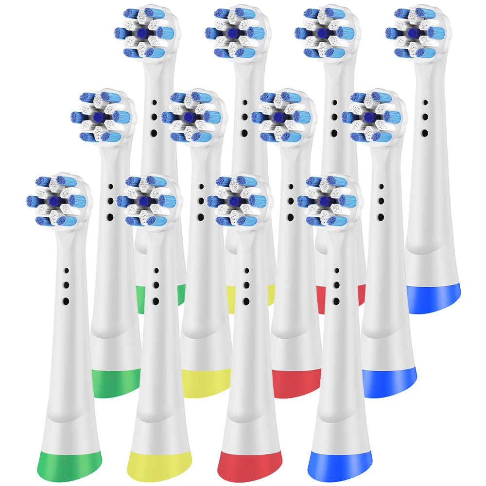 4/8/12 Pack Compatible with Oral B iO 2/3/4/5/6/7/8/9/10 Electric Toothbrush Replacement Brush Heads, Toothbrushes Head Refills