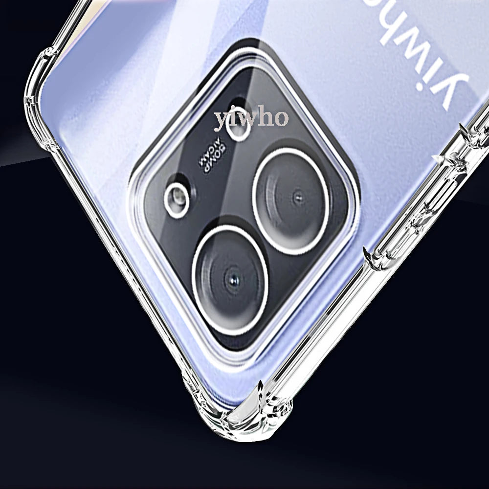 Transparent Phone Case for Xiaomi Poco C85 C71 M7 4G X7 Pro F7 M7 Clear Soft TPU Back Cover for Xiaomi Pocco Poxo Poko Shell