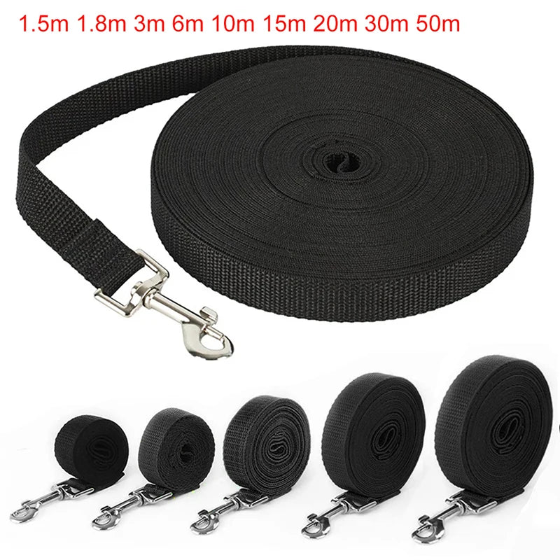 Long Strong Nylon Dog Leash 10m 15m 20m Pet Training Leash For Small Big Dogs Outdoor Walking Puppy Lead Rope Labrodor Supplies