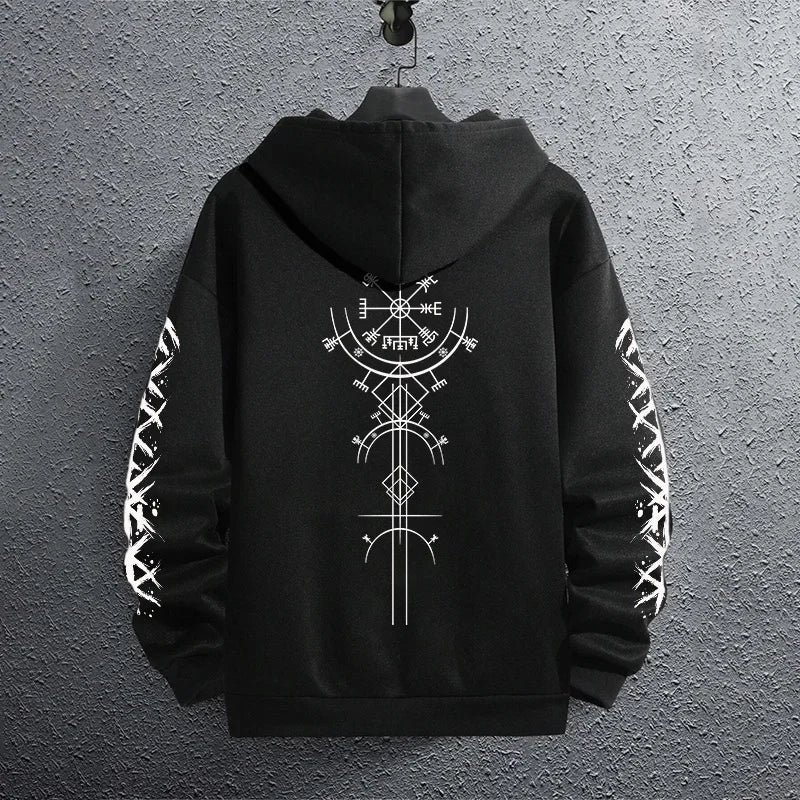 2025 Brand New Black Sweatshirts Autumn Winter Male Daily Casual Sporty Jogging Hoodie Men's Outwear Fashion Pullover
