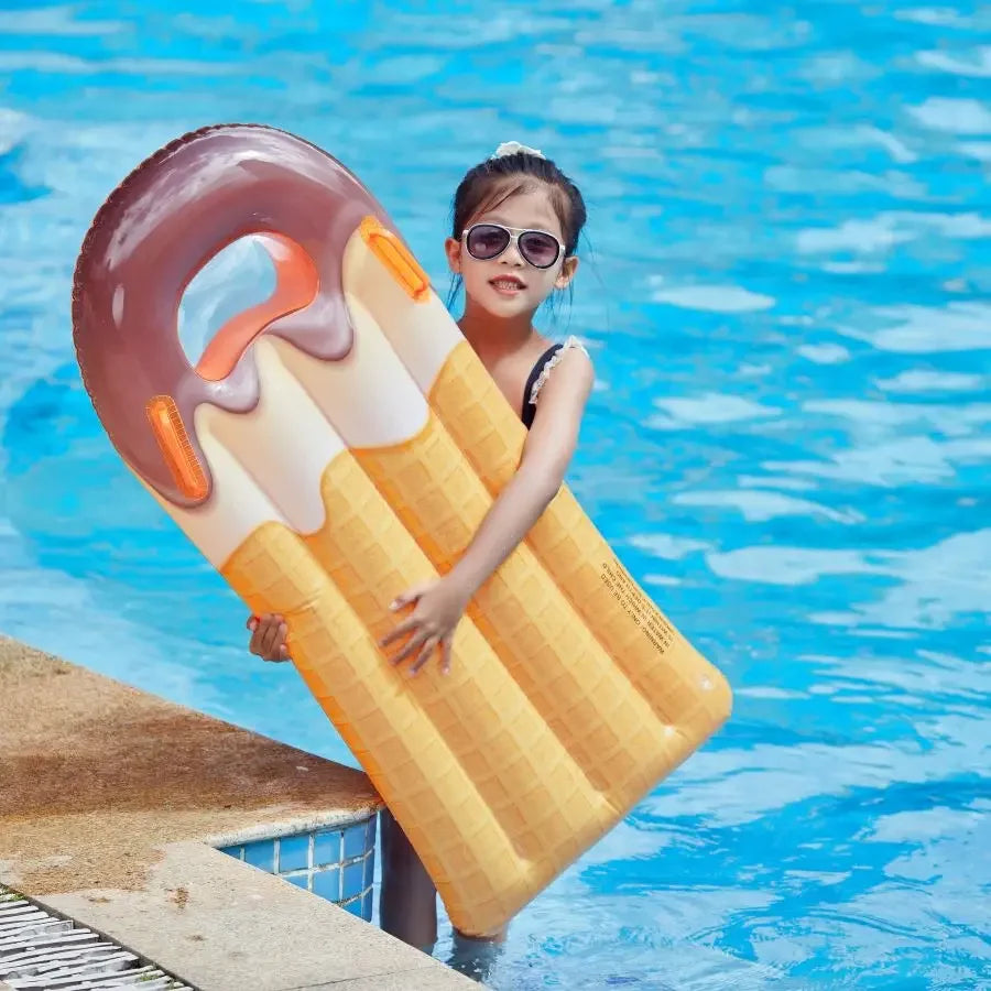 Rooxin Swim Tube Water Hammock Swim Accessory Inflatable Pool Float For Summer Water Sports Swimming Circle Swim Float