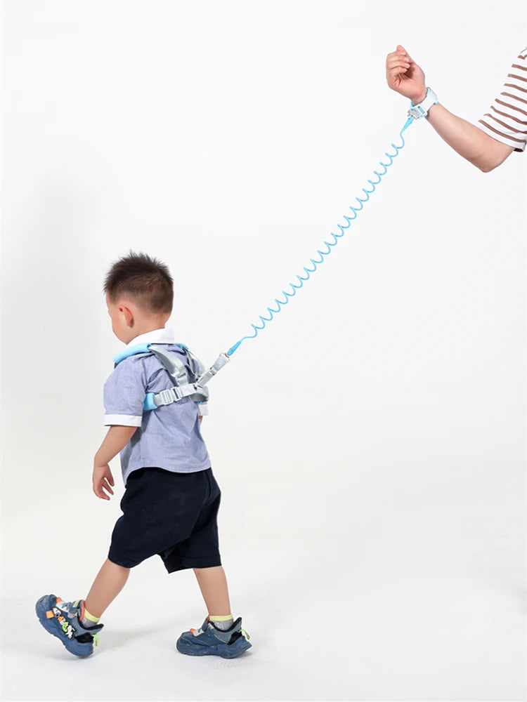 Infants and Young Children's Loss Prevention Belt Traction Rope Baby Loss Prevention Bracelet 2m Spring Rope Walking Baby Safety