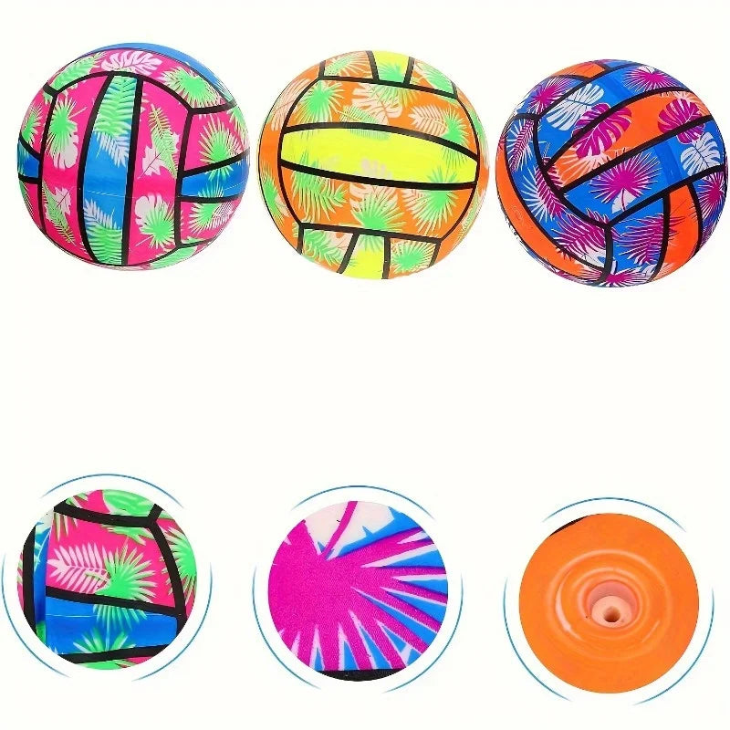 1/2 PCS Beach Volleyball - Durable PVC Floating Water Volleyball,Summer Outdoor Sports Accessory for Pool &Beach, Dynamic Design