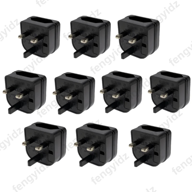 1Pc European Euro EU 2 Pin to UK 3Pin Power Socket Travel Plug Adapter Converter New