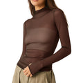 New Transparent See Through Blouse Shirt Women Sexy Harajuku Mesh Tops Casual Summer Ladies Top Femininas Clubwear SheerTee