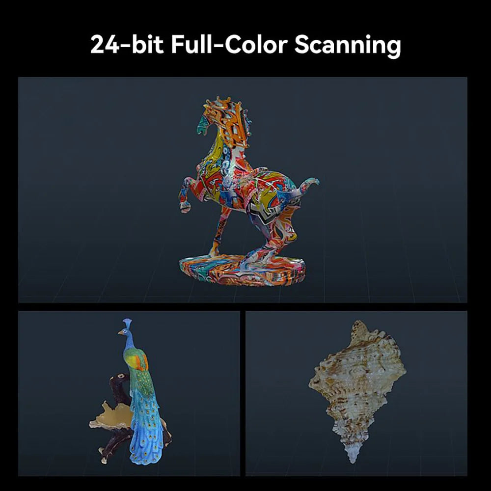 Creality CR-Scan Raptor Portable Handheld 3D Scanner Blue Light NIR 60fps Anti-shaking Full-Color Scanning 0.02mm High-Accuracy