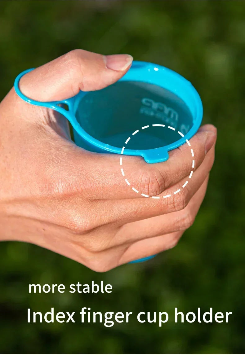 MAP BROTHER 200ml Foldable Soft Flask TPU Squeeze Outdoor Sport Running Water Bottle for Running Hiking Cycling Climbing Durable