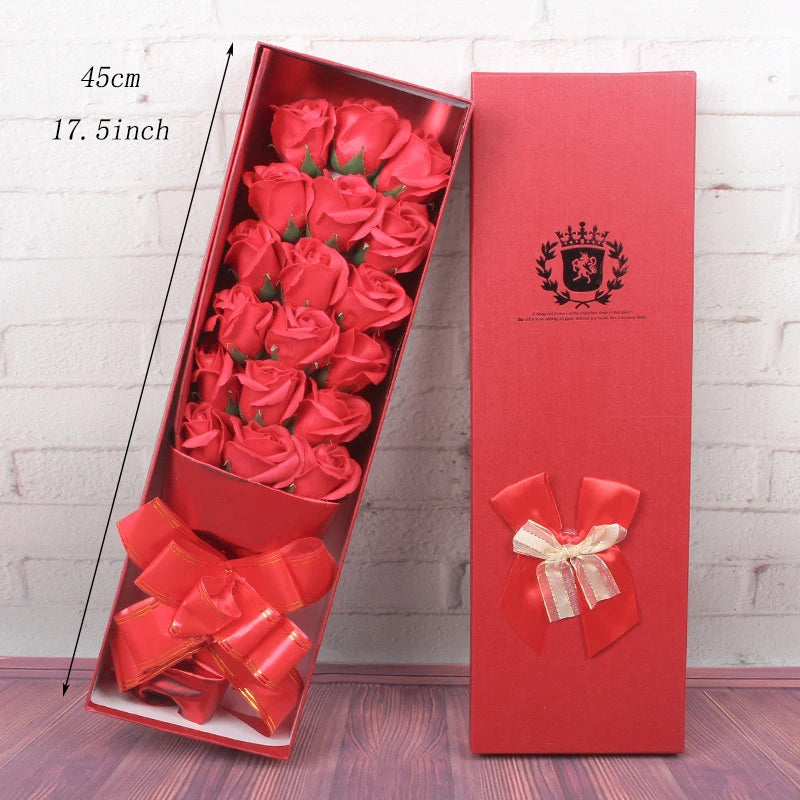 New Valentine's Day Gifts 7 Rose Artificial Flowers Wedding Decoration Mother's Day Gifts Home Decor Birthday Gifts 2023 Navidad