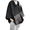 Summer Hooded T shirt Men Korean Half Sleeve Pullover Streetwear Loose T-shirt Tops Drawstring Men Clothing