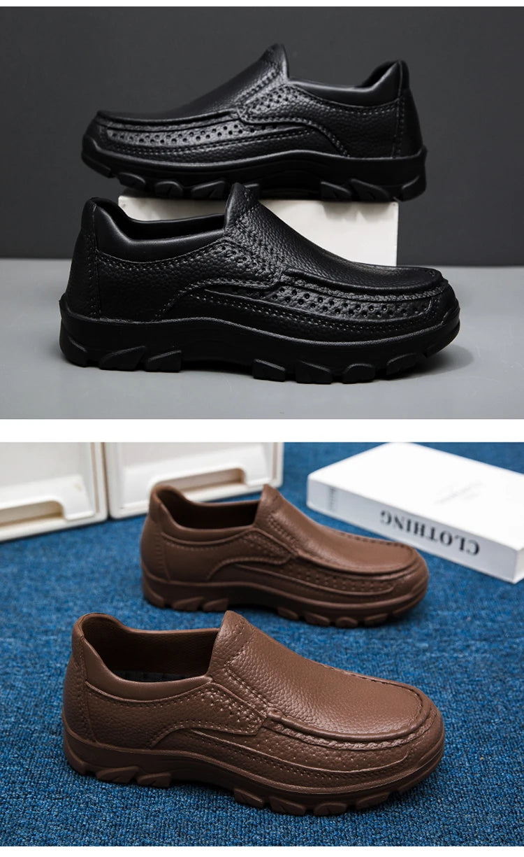 Men's chef shoes waterproof and oil-proof kitchen work shoes ultra-light non-slip EVA soft-soled casual men's shoes garden shoes