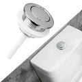 Botão de pressão universal de 38 mm para autoclismo, descarga simples, para sanitas em casas, casas de banho e hotéis