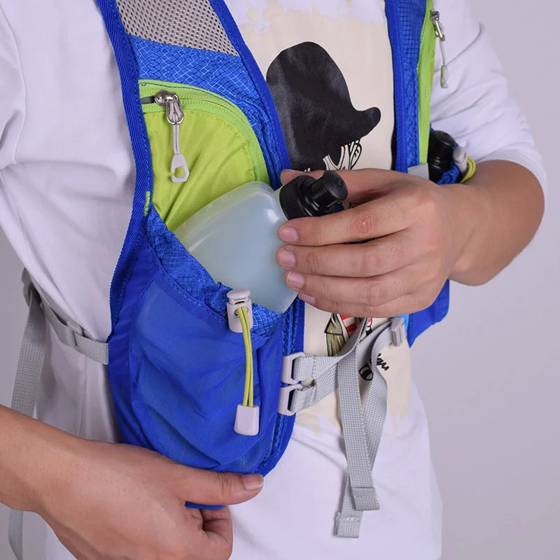 Garrafa de água de plástico de 250 ml para desporto, para bolsa de cintura de corrida