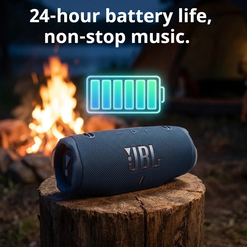 JBL Charge 6 Portable Bluetooth Speaker IP68 Waterproof Deep Bass Long Playtime Outdoor Wireless Subwoofer for Camping Party