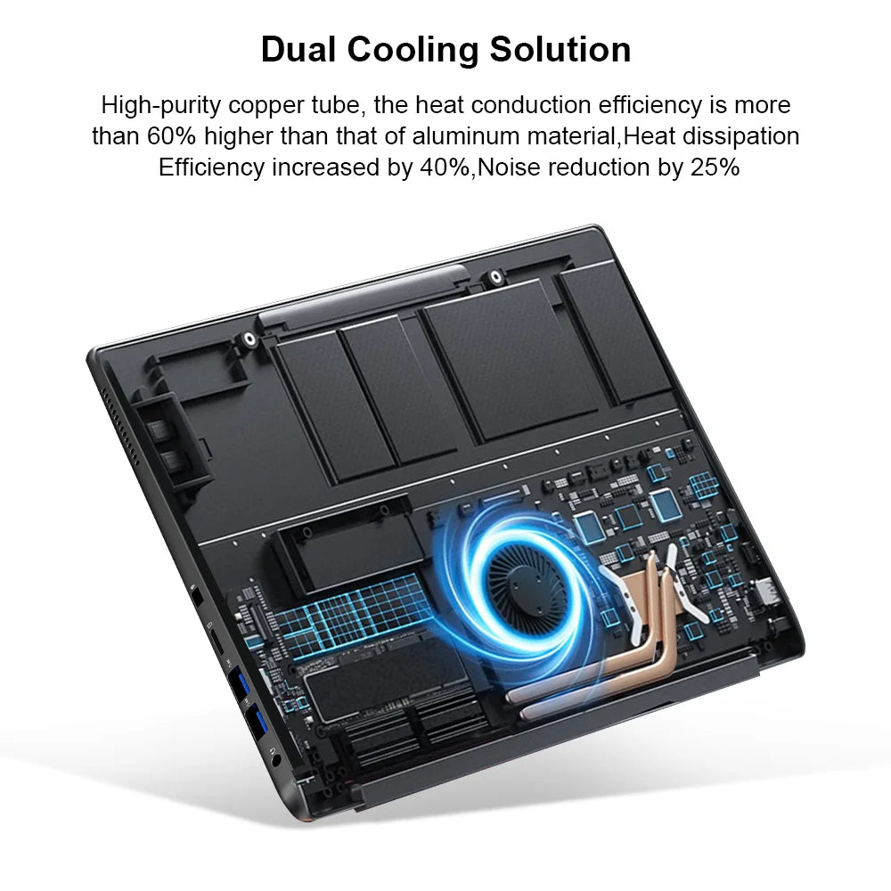 Ninkear A15 Pro Laptop 16GB 1TB AMD Ryzen 5 5500U 16 inch 120Hz 2560*1600 Display Screen Fingerprint Unlock Notebook Computer