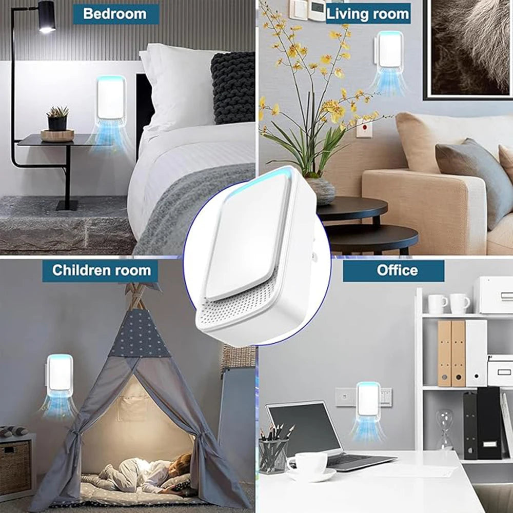 Air Purifier Air Cleaner For Home Mini Air Fresheners Deodorizer Negative Air Ionizer Portable ,Office,Pets,Smokers,Toilet