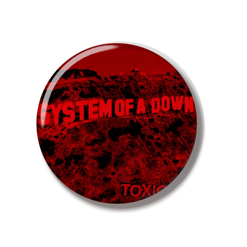 44MM Soad system down Band Pin Soft Button Pin Jewelry Creative Badge Cartoon Brooch Lapel Pin Bag Backpack Hat Decoration