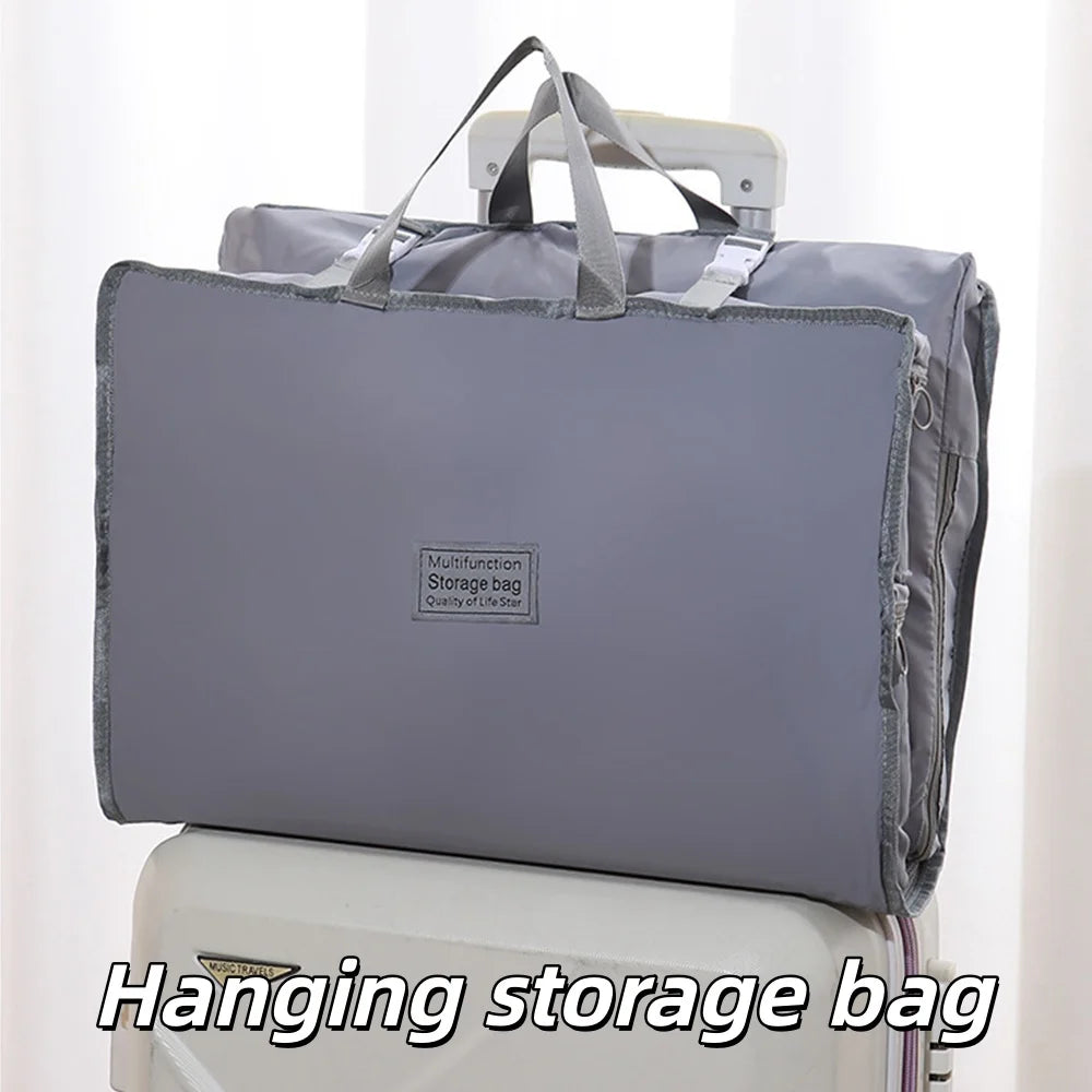 7-In-1 Travel Organizer Bag Set Foldable For Easy Packing And Storage Luggage Accessories Home Hanging Clothing Storage Bags